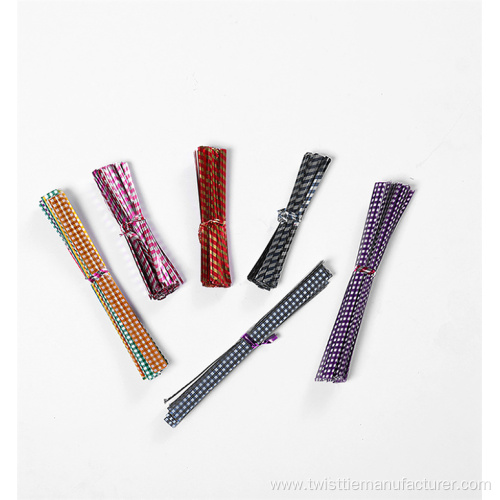 Multicolor Wire Metallic Twist Ties for Candy Bag